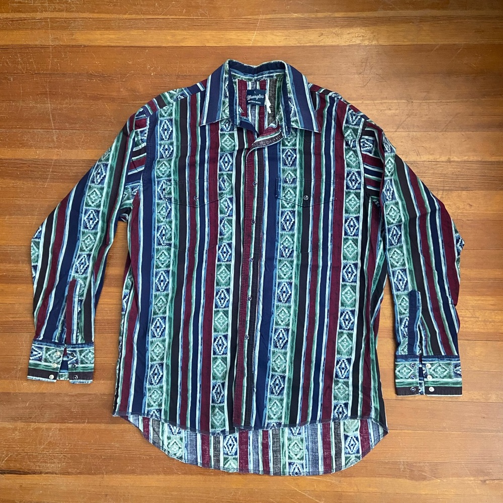 Vintage Wrangler western snap shirt